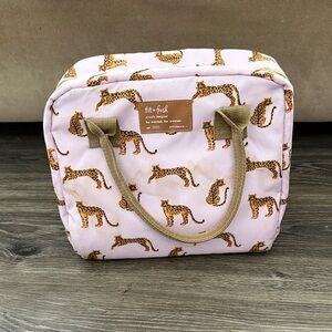 Fit & Fresh Pink Leopard Print Lunch Cooler Bag